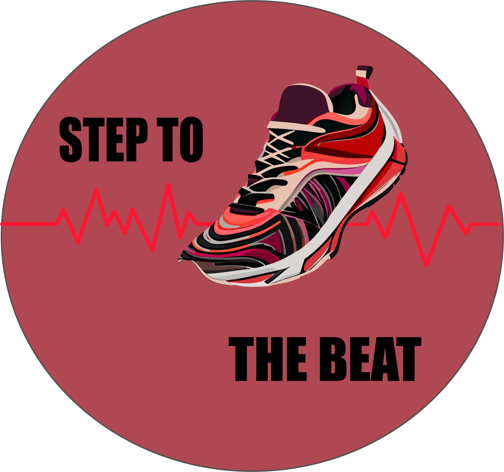 Step to the beat logo