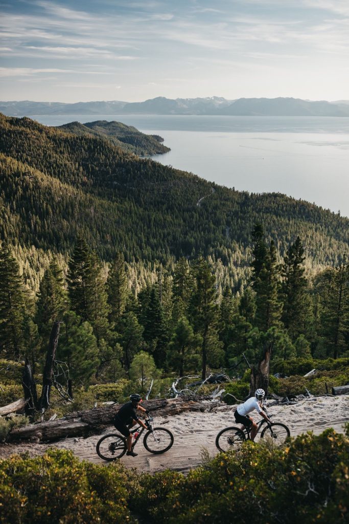 cycling in the mountains